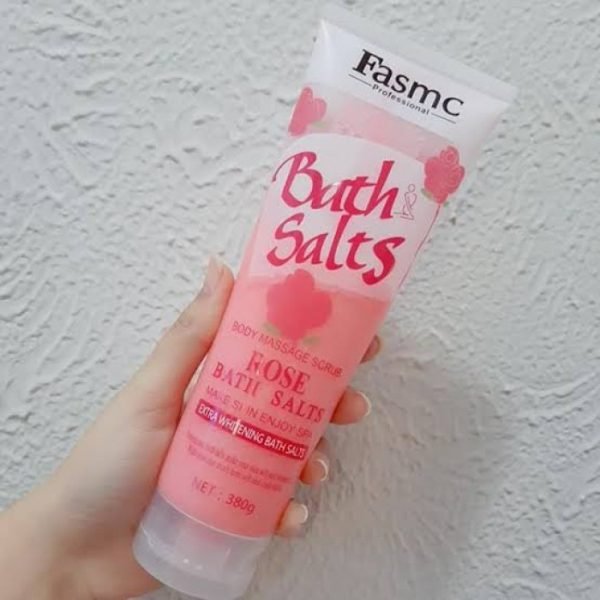 FASMC Professional Rose Bath Salts Body Massage Scrub – 380g