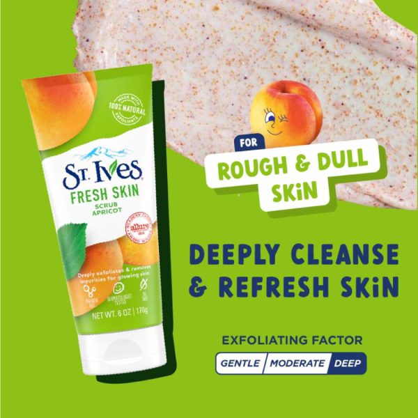 St. Ives Fresh Skin Apricot Scrub – 170g
