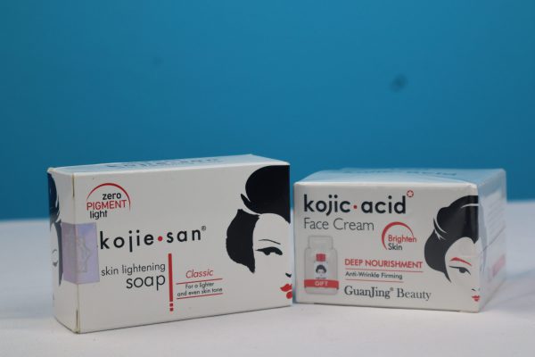 Kojie San Soap & Kojic Acid Face Cream Combo