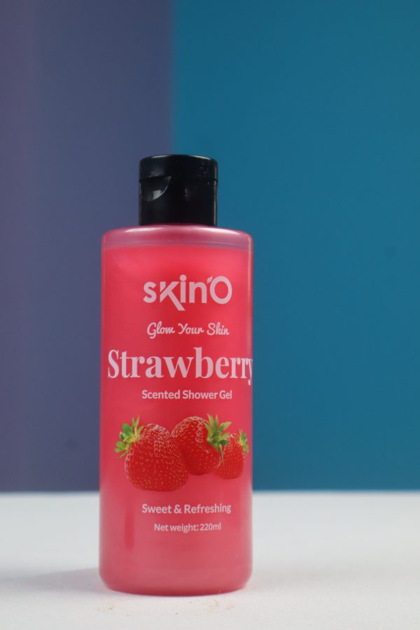 SkinO Strawberry Scented Shower Gel – 220ml